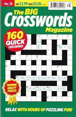 CROSSWORDS PUZZLE BOOK MAGAZINE BROMLEIGH HOUSE 160 QUICK PUZZLES ISSUE 78 NEW