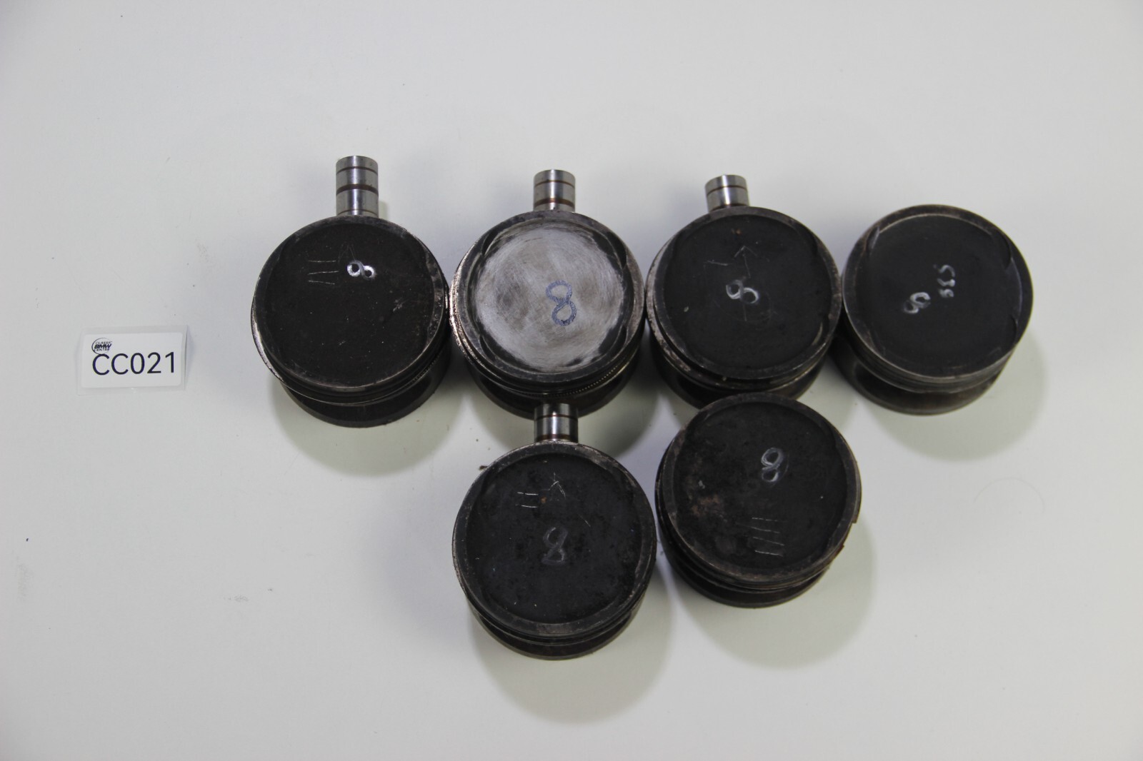 Original BMW S38b36 E34 M5 Piston Mahle 93,4 MM 11251312496 