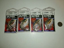 40 Total Mustad 37160 NPD Wide Gap Size 5/0 Croaker Hooks - NIP