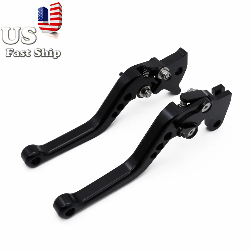 For Honda CBR300R/CB300F/FA 2014-2023 CNC Black Short Brake Clutch Levers Handle - Image 2 of 4