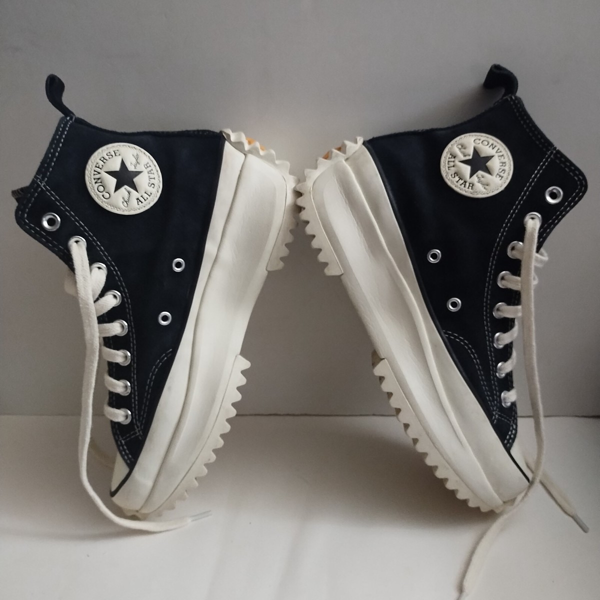 Converse Chuck Taylor All Star H Black Suede Sneakers A01647C Sz