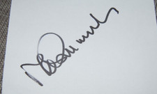 MIKE SUMMERBEE MAN CITY SIGNED  WHITE PAPER