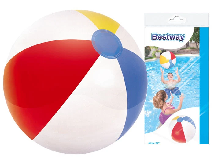 Wasserspielzeug Wasserball 51cm Strandball bunte Streifen Badespaß Bestway 31021