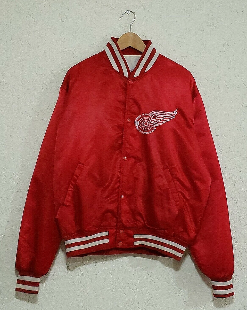ジャケット・アウター 90s RED WING Active Jacket VINTAGE Detroit Red Wings Jacket Adult XL Red White Starter NHL