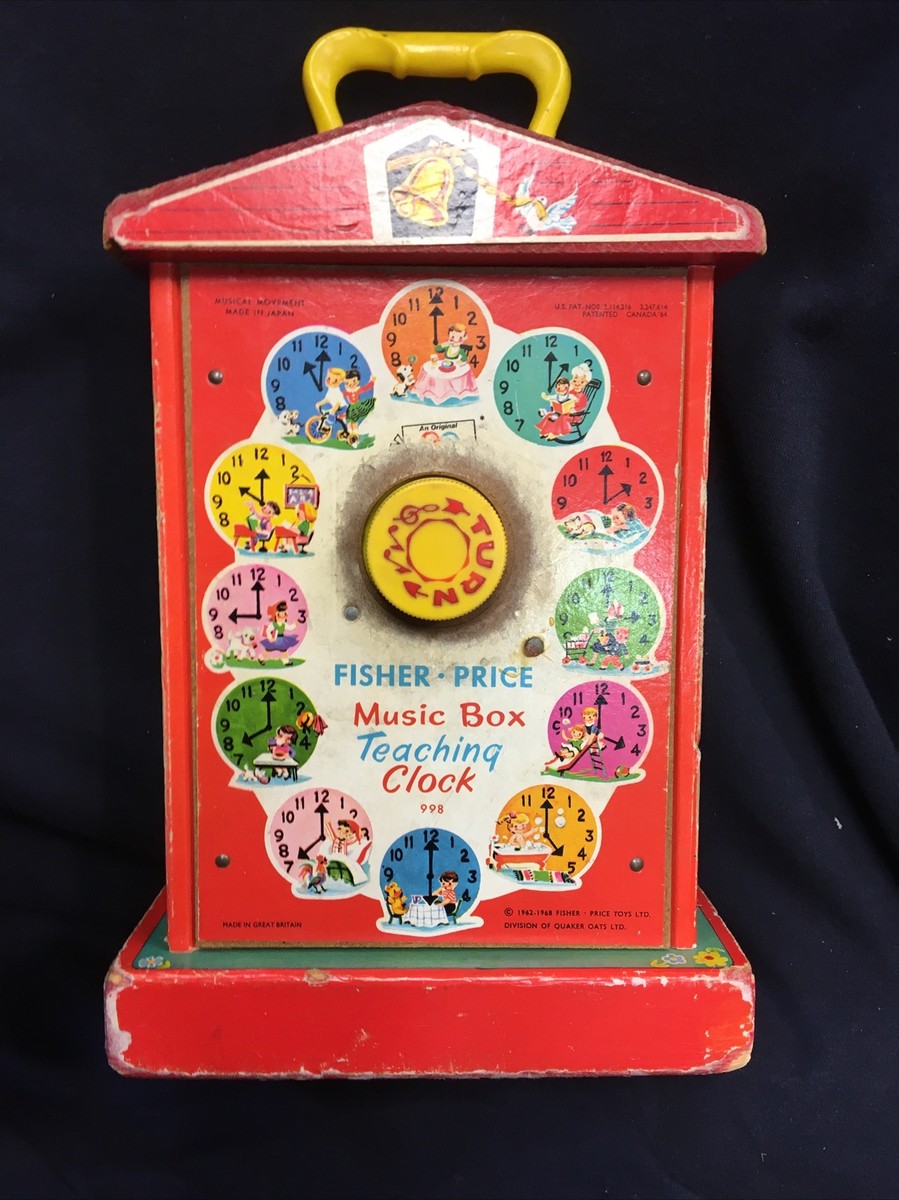 Jouet éducatif Fisher-Price Horloge Musicale – Apprendre L'heure, Japon 60's