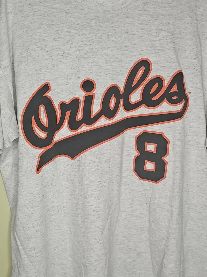 Camiseta DE COLECCIÓN Baltimore Orioles Cal Ripken Jr L Nuez moscada 90S MLB Puntada única  Foto 2 de 4
