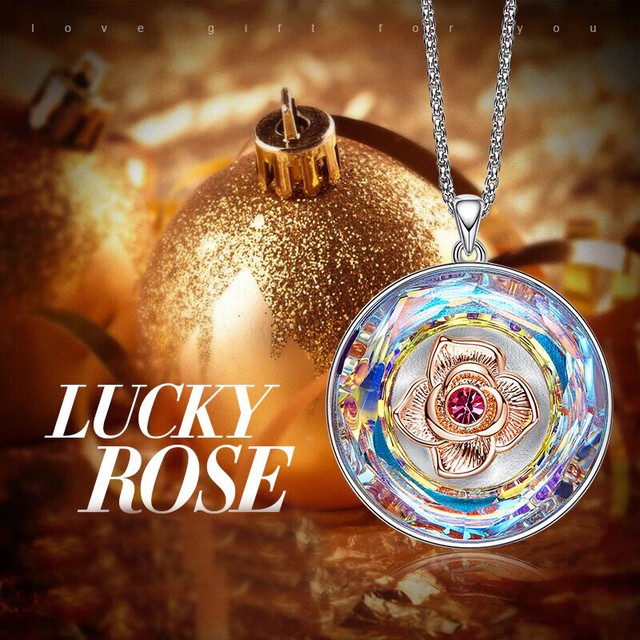 Necklace That Says I Love You in 100 Different Ways/languages Rose Gold