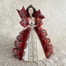 Hallmark 1997 Holiday Barbie Christmas Ornament 5th in Series Red Ribbon No Box