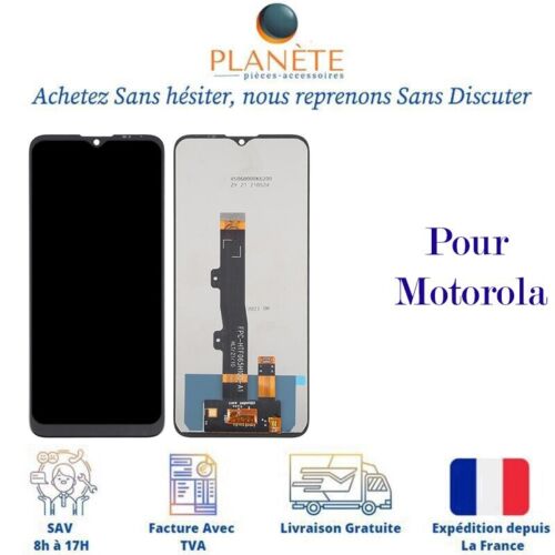 Ecran LCD + Vitre Tactile Noir Sans Châssis Pour Motorola Moto E7I Power - Bild 1 von 1