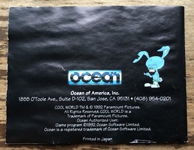 Nintendo Entertainment System NES Cool World Complete CIB Box RARE HTF MINTY