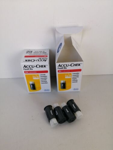 24 LANCETTE PUNGIDITO ACCU-CHEK FASTCLIX ROCHE CONTROLLO GLICEMIA DIABETE
