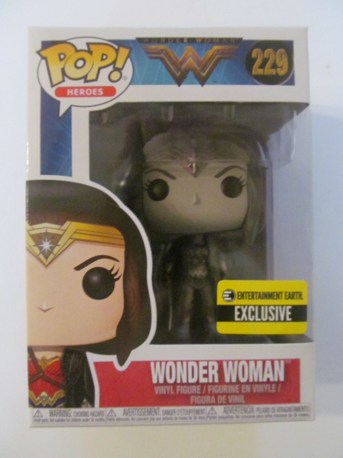 Funko Pop Vinilo-Mujer Maravilla (! Sepia) - Ee Exclusivo-Sellado-Ligero Desgaste