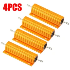 100W 2.5 Ohm Watt Shell Power Aluminum Housed case Wirewound Resistor 4PCS^