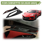 Real Carbon Fiber Inner Door Panel Armrest Cover For Corvette C8 2020-2025