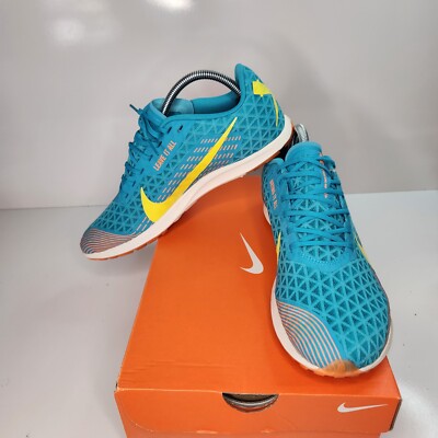 Nike Zoom Rival  Oracle Aqua Opti Yellow AJ0851-301 Track & Field M 9.5 W 11