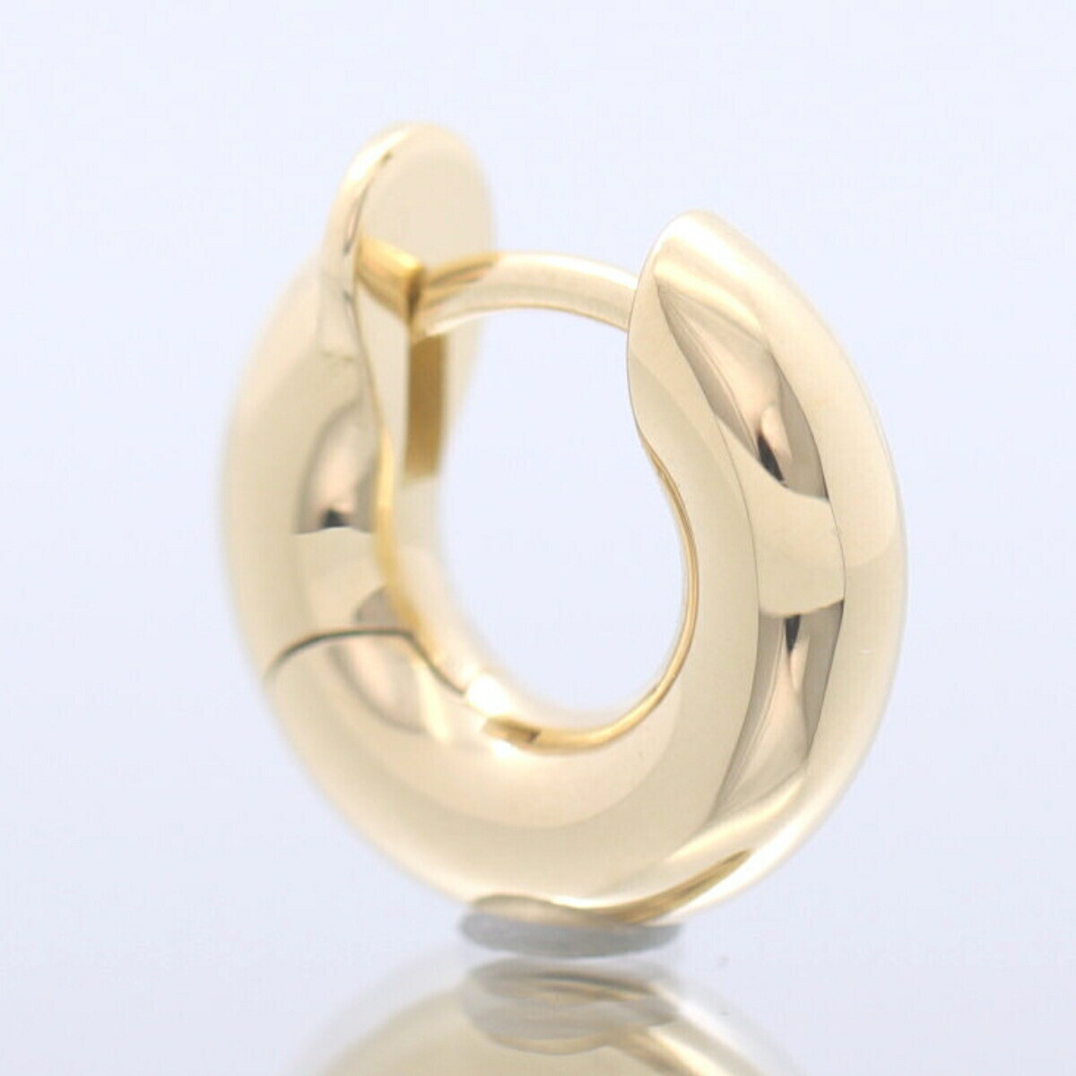アクセサリー spinelli kilcollin Mini Macro Hoop Mini Macro Channel Set Hoop YG | Single | Spinelli Kilcollin