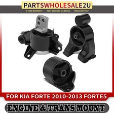 3x Auto Trans Engine Motor & Transmission Mount for Kia Forte Forte Koup Forte5
