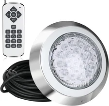 Pomeade 10” RGB LED Pool Light, with Remote, 12V 54W, SH101050