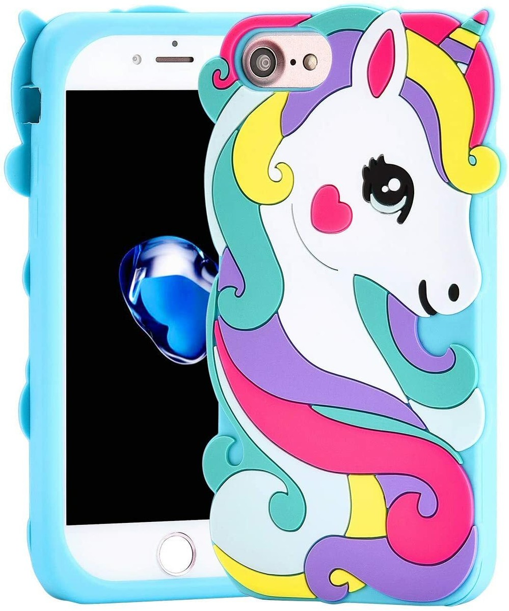 uncinq Poupee phone case【6s,7】 For iPhone 6S / 7 / 8 - SOFT SILICONE RUBBER SKIN CASE COVER CUTE
