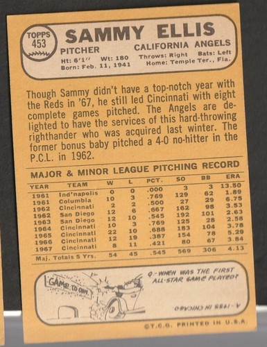 1968 Topps Baseball Cards Scegli una carta a scelta 295-660 EX X-MT 1/25 Set Break - Foto 287 di 490