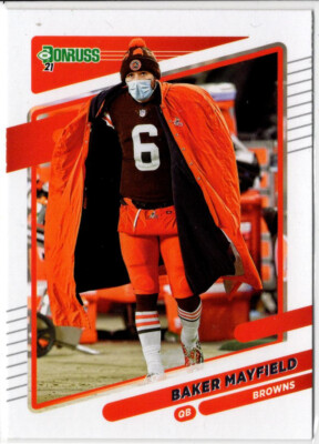2021 Panini Donruss Football Baker Mayfield No. 195 Cleveland Browns