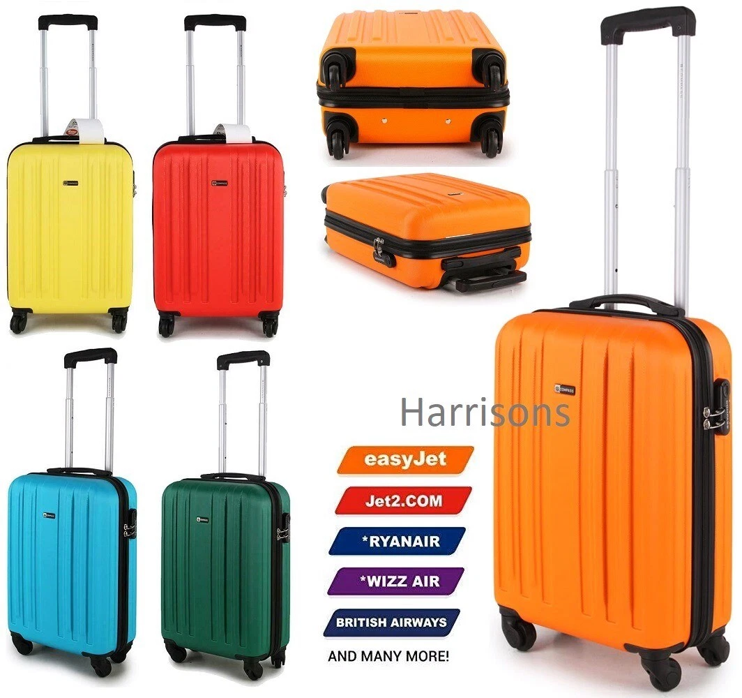 Cabin Size Suitcase 4 Wheel Luggage Lightweight | House of Leather