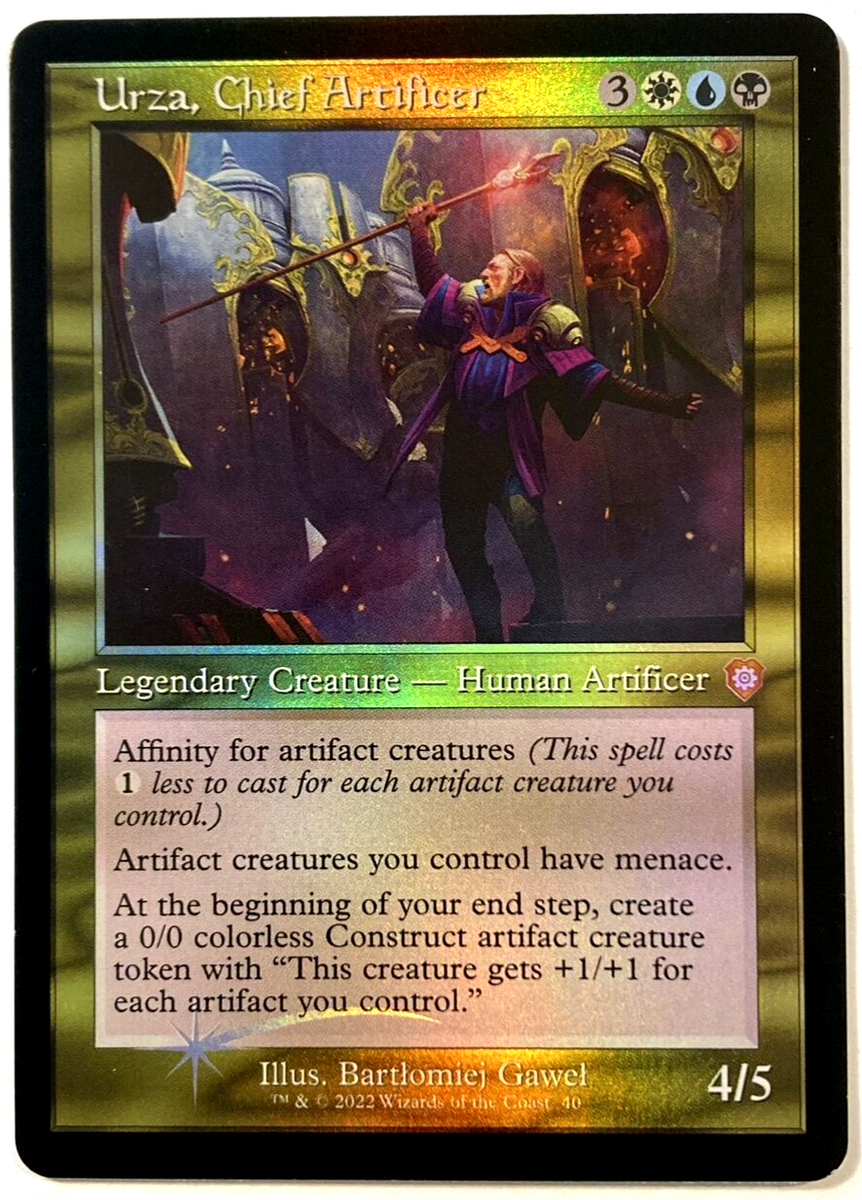 MTG Urza, Chief Artificer *FOIL THICK CARD* The Brothers' War