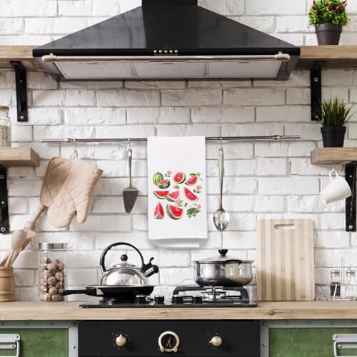 Watermelon Kitchen Towels Strawberry Kitchen Towels Strawberry Dish Towels St... - Picture 4 of 6