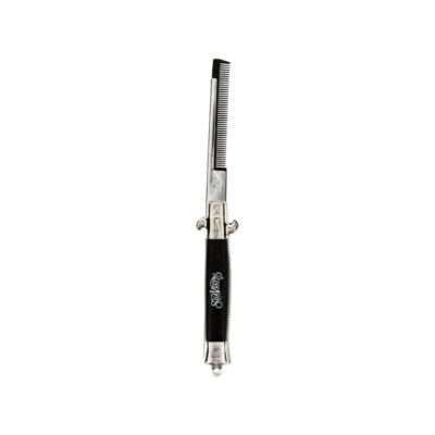 Suavecito Switchblade Comb (Black/Silver) Pocket Comb