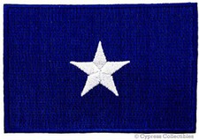 BONNIE BLUE FLAG embroidered PATCH TEXAS FLORIDA REPUBLIC IRON-ON APPLIQUE STAR