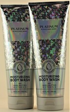 QTY 2 - Bath  Body Works PLATINUM Moisturizing Body Wash Shower 10oz