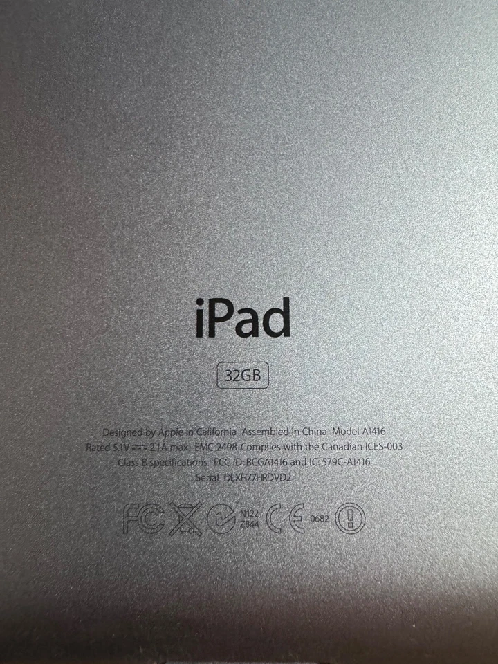 Tablet Apple iPad 3rd Gen A1416 9.7" 1GHz/1GB/64GB/IOS 9.3.5 - 32gb Grade A - Image 3 of 4