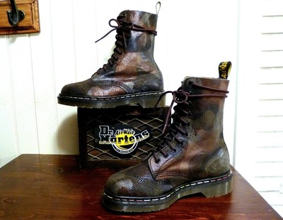 camo doc martens