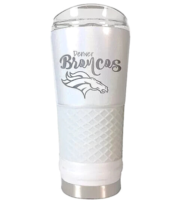 Denver Broncos Draft Opal Tumbler 24 oz Vacuum Insulated Beverage Cup