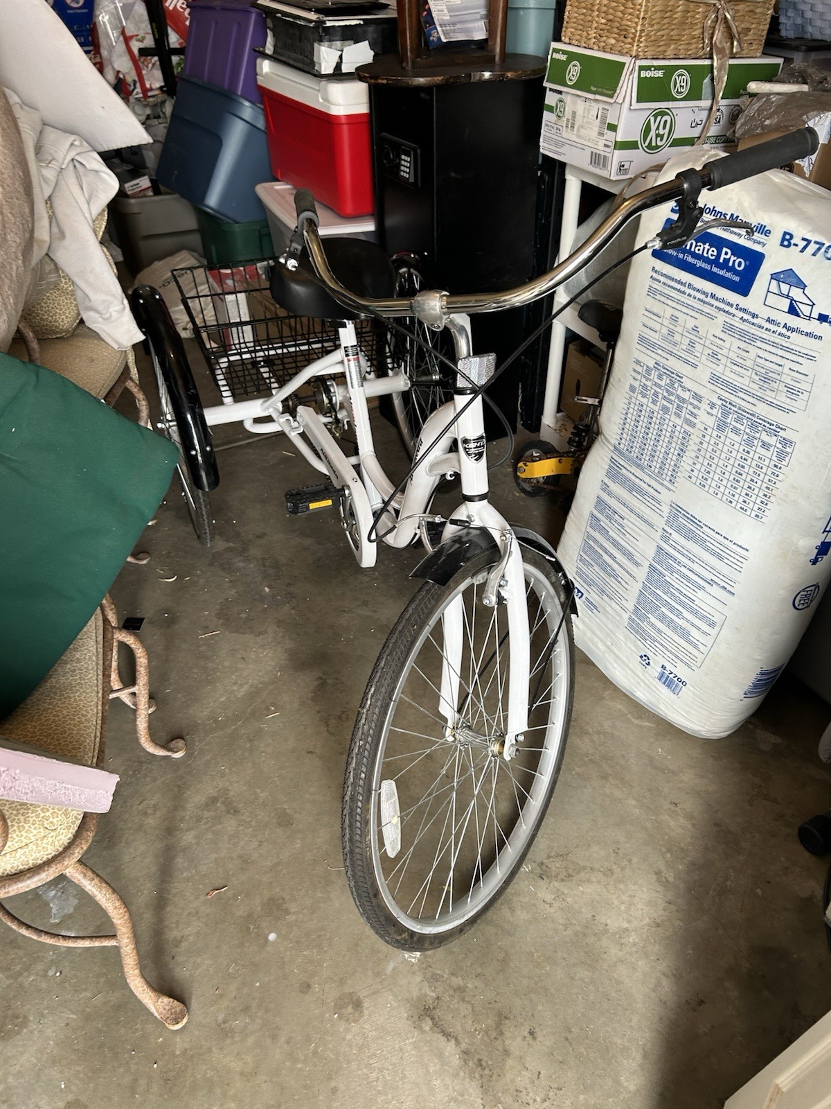26" Kent Alameda Folding Adult Tricycle Bike White