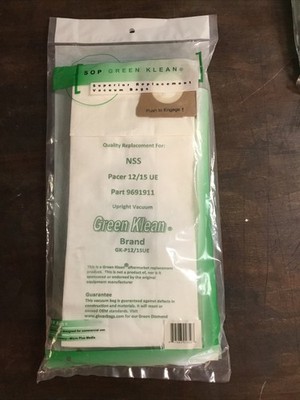 NSS Pacer12 15EU #9691911 10 Pack Vacuum Bags. BW151