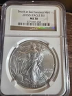 2013 American Eagle Silver Dollar S   $1 MS70 struck at San Francisco mint