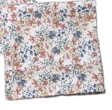 1 Single Blue, Coral Cream Floral Pillowcases 20 X 31 Stand/Queen