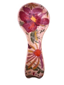 Opalhouse Spoon Rest Floral Stoneware 9" x 4" Overzised Preowned