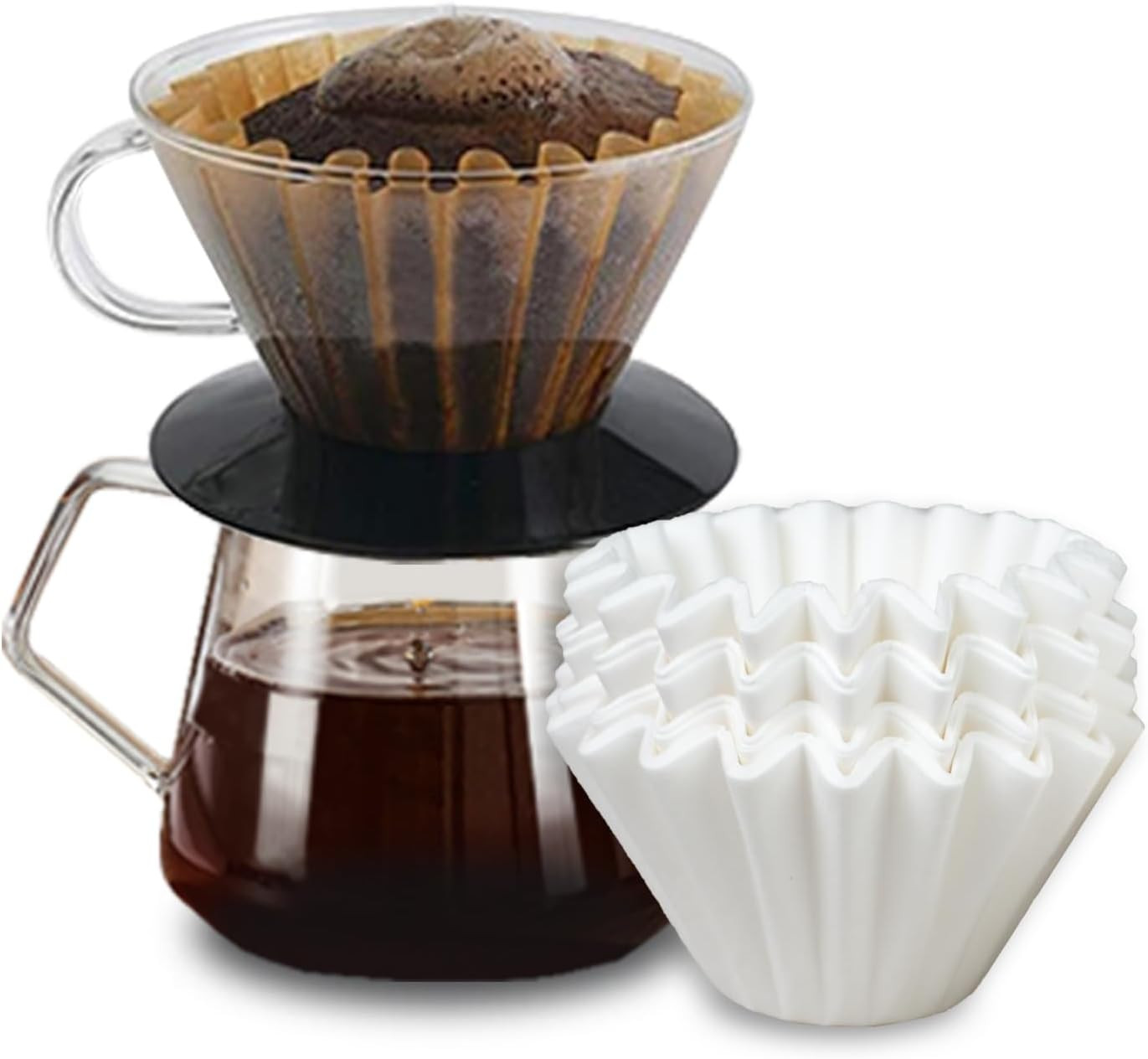 2-5 Cup Coffee Filters 100 Count Basket Paper Fits Kalita Wa