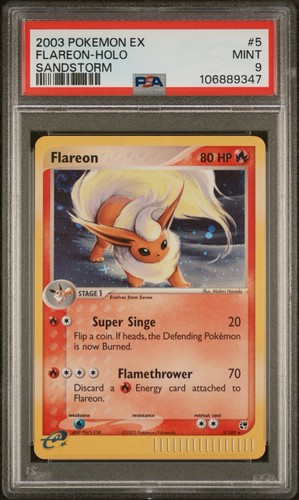 Flareon graded PSA 9 for sale on eBay