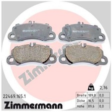 Satz Bremsbeläge Bremsklötze vorne für Porsche Macan 95B | 23852568