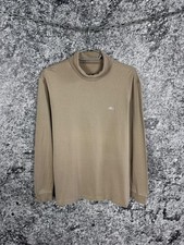 Men  s Lacoste Turtleneck Long Sleeve Shirt Vintage Cotton Pullover Size M