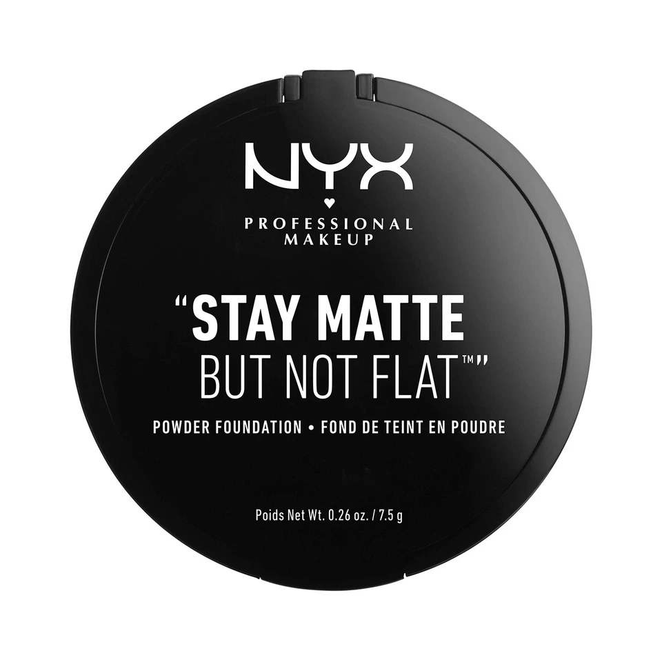 NYX Stay Matte But Not Flat Powder Foundation 0.26 Oz Nude Matte Finish - Image 3 of 4