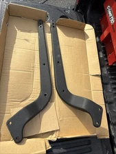 oem Harley 2000-2006 Softail Wrinkle Black Rear Fender Support Strut Covers