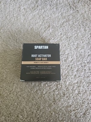 Spartan Root Activator Shampoo Bar Retail $50 Propylene Free Hair Loss Authentic