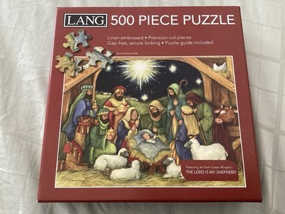 Lang 500 Piece Jigsaw Puzzle Nativity Scene, 24x18'', No Pieces Missing