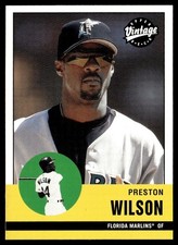 2001 Upper Deck Vintage Preston Wilson Florida Marlins #268