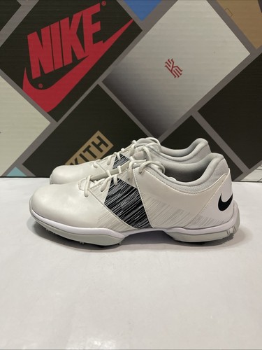 Nike Golf Shoes White Leather Delight V Lace Up Cleats 651997-100 Women’s Size 5 - Picture 5 of 8