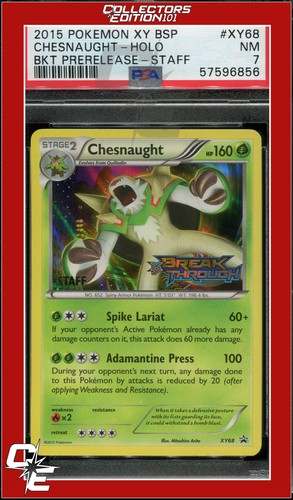 Chesnaught graded PSA 7 for sale on eBay